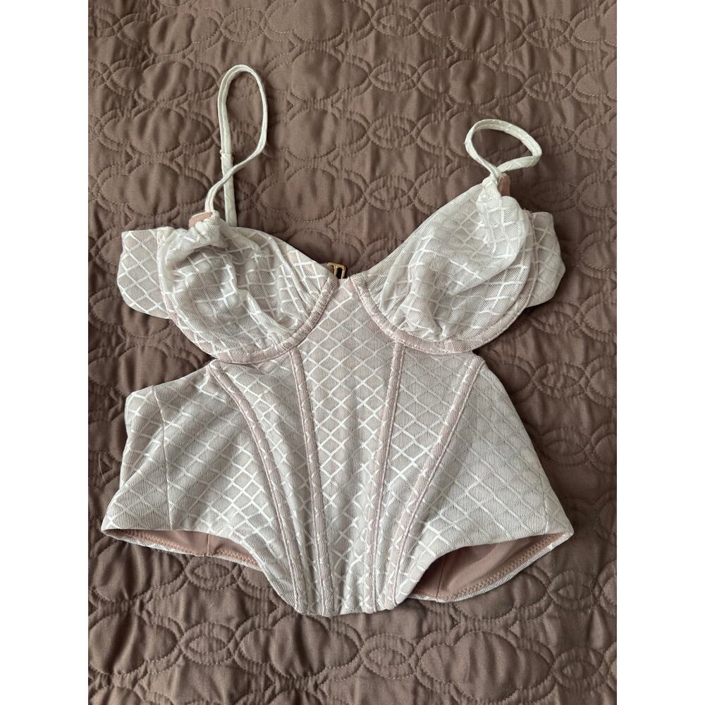 White Fox Don't Matter Bustier Top